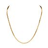 14CT GOLD FLAT LINK CHAIN at Ross's Online Art Auctions