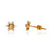 18CT GOLD DIAMOND EARRINGS at Ross's Online Art Auctions