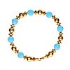 18CT GOLD TURQUOISE BRACELET at Ross's Online Art Auctions