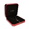 CARTIER 18CT WHITE GOLD RUBY & DIAMOND NECKLACE at Ross's Online Art Auctions