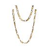 18CT GOLD FIGARO LINK CHAIN at Ross's Online Art Auctions