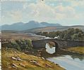 LACKAGH BRIDGE DONEGAL by William Henry Burns at Ross's Online Art Auctions