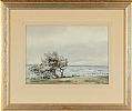 LOUGH NEAGH BELOW GLENAVY by Frank Egginton RCA FIAL at Ross's Online Art Auctions
