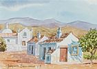HOUSES ALBUFEIRA by Joaquin Serrano at Ross's Online Art Auctions