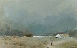 CONNEMARA COTTAGES by Tom Kerr at Ross's Online Art Auctions