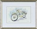 VINTAGE MOTORCYCLE by Lawrence Chambers at Ross's Online Art Auctions