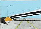 UNDER THE BRIDGE by Jeff Adams at Ross's Online Art Auctions