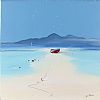 BEACHED BOAT by Gavin Fitzsimons at Ross's Online Art Auctions
