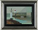 HARBOUR LIGHT HOUSE, ISLE OF MAN by Dennis H.  Osborne ARUA at Ross's Online Art Auctions