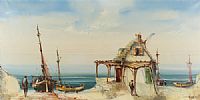 THE BEACH HOUSE by Jorge Aguilar at Ross's Online Art Auctions