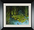 WATER LILLIES, MOUNT STEWART GARDENS by Barry Williamson at Ross's Online Art Auctions