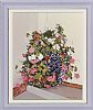 STILL LIFE HANGING BASKET by Michael Simms at Ross's Online Art Auctions