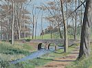 THE STONE BRIDGE by Michael Simms at Ross's Online Art Auctions