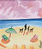 FUN ON THE BEACH by John Ormsby at Ross's Online Art Auctions