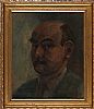SELF PORTRAIT by Ronald Ossary Dunlop RA at Ross's Online Art Auctions