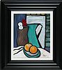 STILL LIFE WITH TWO ORANGES by Mary Lou at Ross's Online Art Auctions