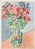 FLOWERS IN A VASE by Irish School at Ross's Online Art Auctions