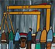 HARLAND & WOLFF, BELFAST by Mary Lou at Ross's Online Art Auctions