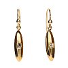 VICTORIAN 18CT GOLD EARRINGS at Ross's Online Art Auctions