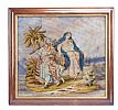 ANTIQUE ROSEWOOD FRAMED TAPESTRY at Ross's Online Art Auctions