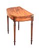 REGENCY INLAID MAHOGANY TURN OVER LEAF CARD TABLE at Ross's Online Art Auctions