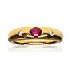TIFFANY & CO. 18CT GOLD RUBY & DIAMOND RING at Ross's Online Art Auctions