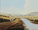 RIVER & LANDSCAPE by Robert B. Higgins at Ross's Online Art Auctions