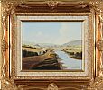 RIVER & LANDSCAPE by Robert B. Higgins at Ross's Online Art Auctions