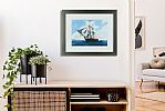 SAILING FOR PLEASURE by Kenny Hayes at Ross's Online Art Auctions