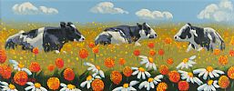 CATTLE RESTING by Ronald Keefer at Ross's Online Art Auctions