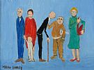 A GROUP OF PEOPLE by Maura Earley at Ross's Online Art Auctions