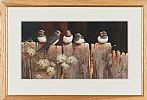 SWALLOWS READY TO LEAVE by Neil Cox at Ross's Online Art Auctions