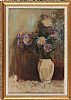 STILL LIFE VASE OF FLOWERS by Edward at Ross's Online Art Auctions