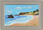 BEACH AT BALLYCASTLE by Jackie Stewart at Ross's Online Art Auctions