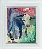 THE COW & THE SNAIL by Dawn Crothers at Ross's Online Art Auctions