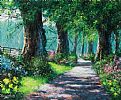 OAK WOOD LANE by Andy Saunders at Ross's Online Art Auctions