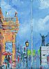 THE SPIRE & GPO, DUBLIN by Sean Lorinyenko at Ross's Online Art Auctions