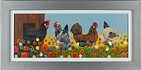 THE HEN HOUSE by Ronald Keefer at Ross's Online Art Auctions