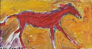 RED HORSE by Con Campbell at Ross's Online Art Auctions