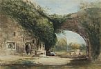 UNDER THE OLD STONE BRIDGE by English School at Ross's Online Art Auctions