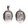 TWO STERLING SILVER LOCKETS at Ross's Online Art Auctions