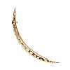 18CT GOLD DIAMOND CRESCENT BROOCH at Ross's Online Art Auctions