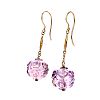 9CT GOLD AMETHYST EARRINGS at Ross's Online Art Auctions