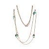 9CT GOLD TURQUOISE & PEARL NECKLACE at Ross's Online Art Auctions