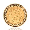9CT GOLD HALF SOVEREIGN RING at Ross's Online Art Auctions
