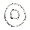 STERLING SILVER CHAIN & BRACELET at Ross's Online Art Auctions