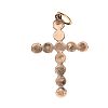 VICTORIAN SILVER ON GOLD AMETHYST CROSS PENDANT at Ross's Online Art Auctions