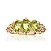 9CT GOLD PERIDOT RING at Ross's Online Art Auctions