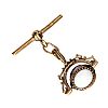 9CT GOLD SWIVEL FOB at Ross's Online Art Auctions