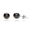 18CT WHITE GOLD TAHITIAN PEARL EARRINGS at Ross's Online Art Auctions